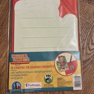 Pkg Of 8 DANIEL TIGER'S NEIGHBORHOOD THANK YOU NOTES Birthday Party Supplies
